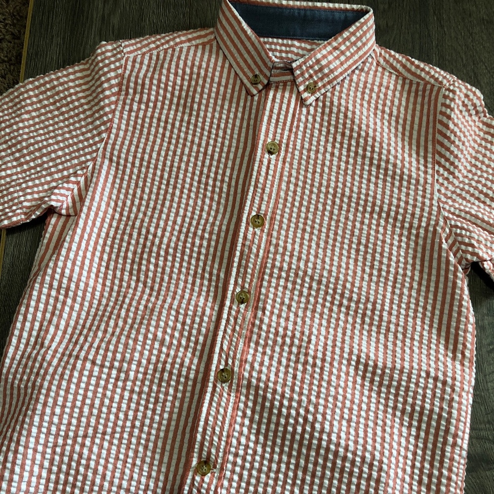 Kelly’s kids shorts sleeve boys dress casual shirt. New without tags